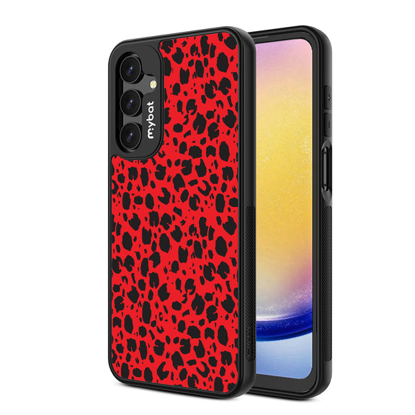 MyBat Design Lab Series Case for Samsung Galaxy A16 5G - Red Leopard Print - MSA165GCSLESMP008-2.jpg
