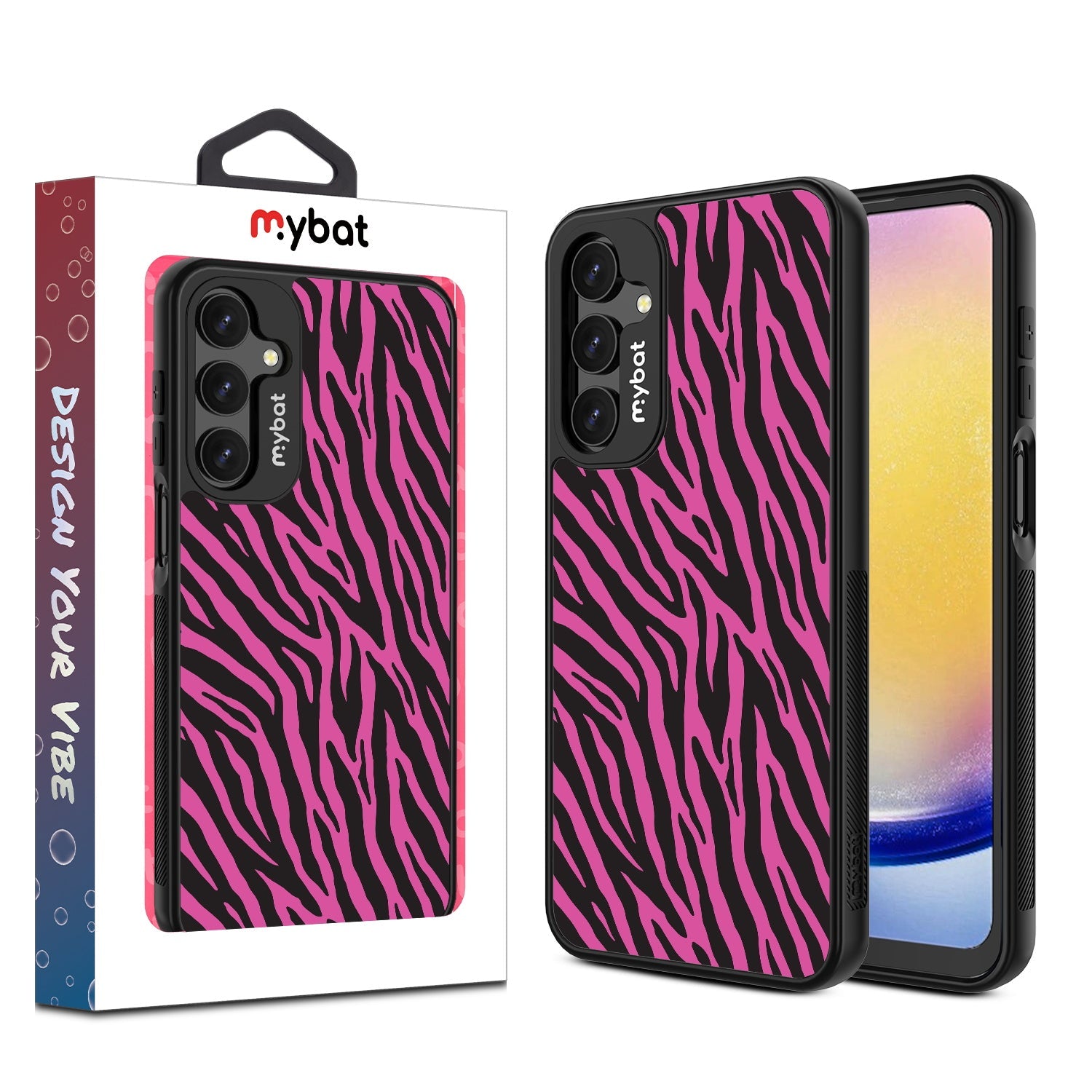 MyBat Design Lab Series Case for Samsung Galaxy A16 5G - Pink Zebra Print