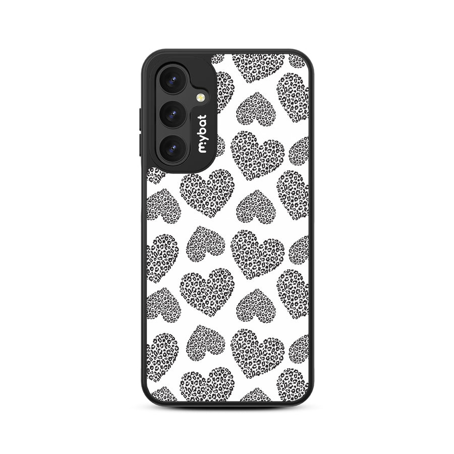 MyBat Design Lab Series Case for Samsung Galaxy A16 5G - Leopard Print Hearts - MSA165GCSLESMP098-3.jpg
