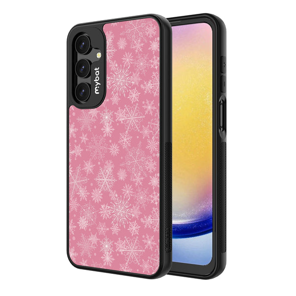 MyBat Design Lab Series Case for Samsung Galaxy A16 5G - Pink Snowflakes - MSA165GCSLESMP282-2.jpg