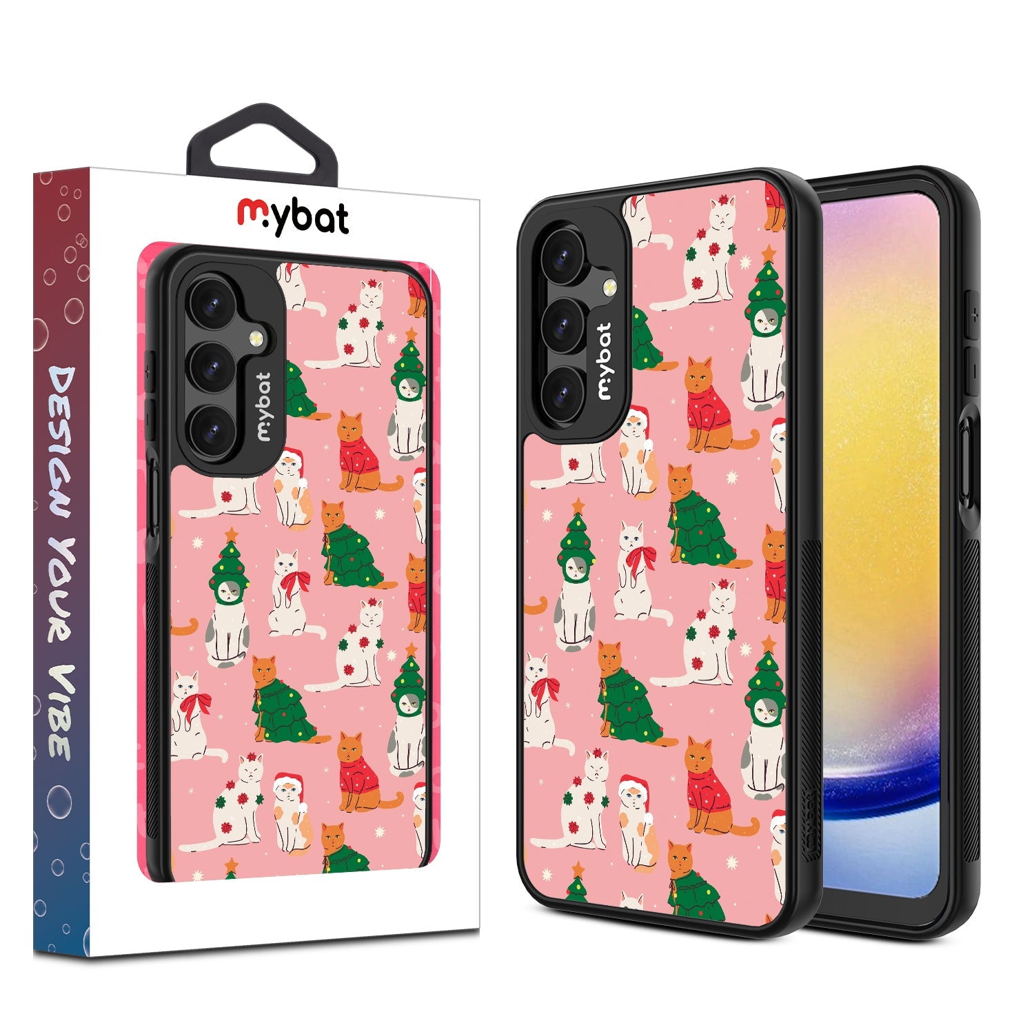 MyBat Design Lab Series Case for Samsung Galaxy A16 5G - Meowy Christmas