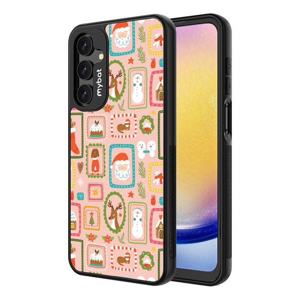 MyBat Design Lab Series Case for Samsung Galaxy A16 5G - Holiday Stamps - MSA165GCSLESMP297-2.jpg