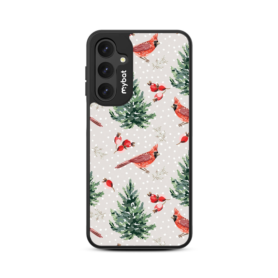 MyBat Design Lab Series Case for Samsung Galaxy A16 5G - Winter Cardinals - MSA165GCSLESMP298-3.jpg