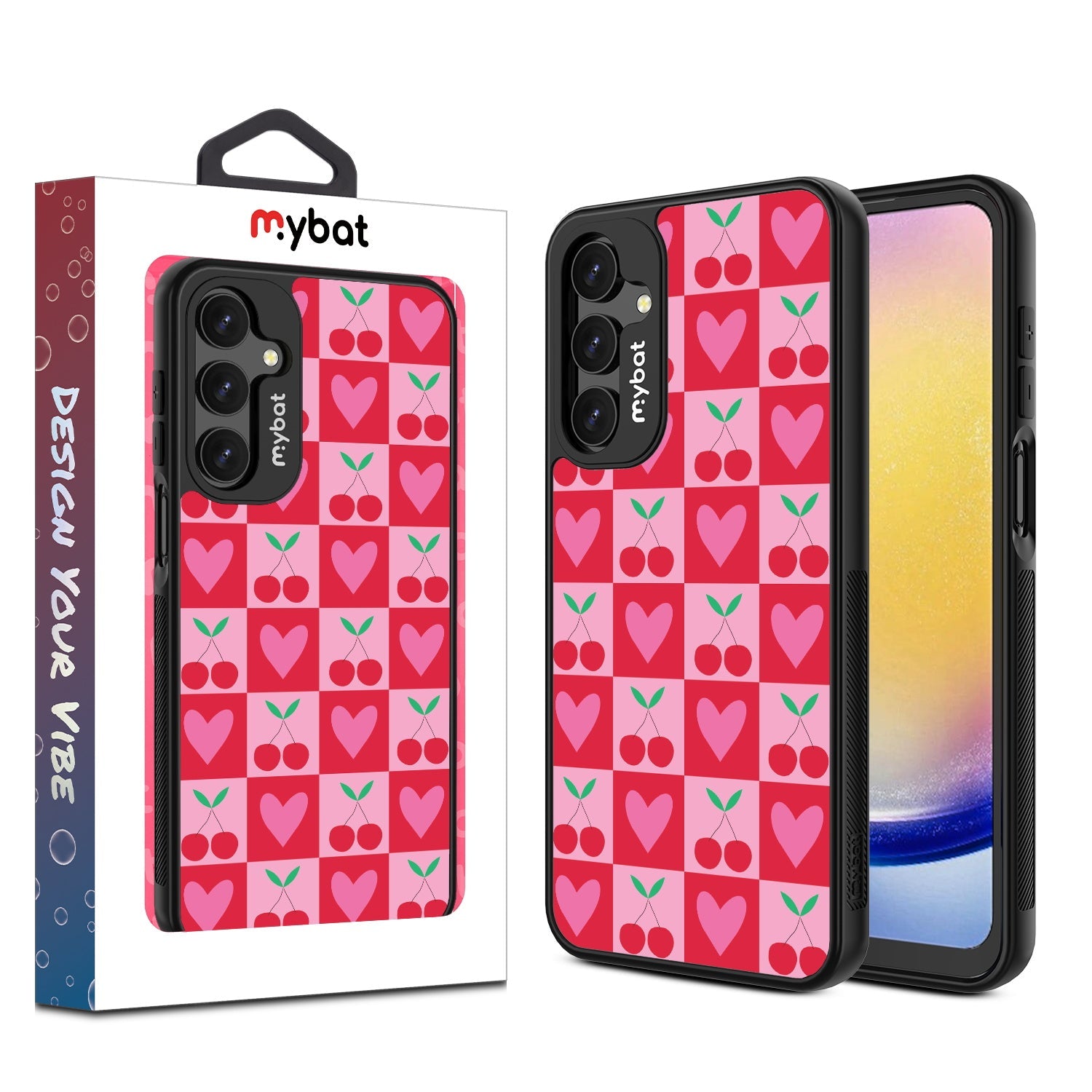 MyBat Design Lab Series Case for Samsung Galaxy A16 5G - Cherry Hearts