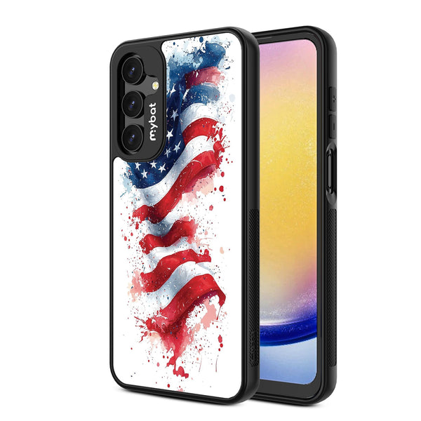 MyBat Design Lab Series Case for Samsung Galaxy A16 5G - Patriotic Flag Painiting - MSA165GCSLESMP346-2.jpg