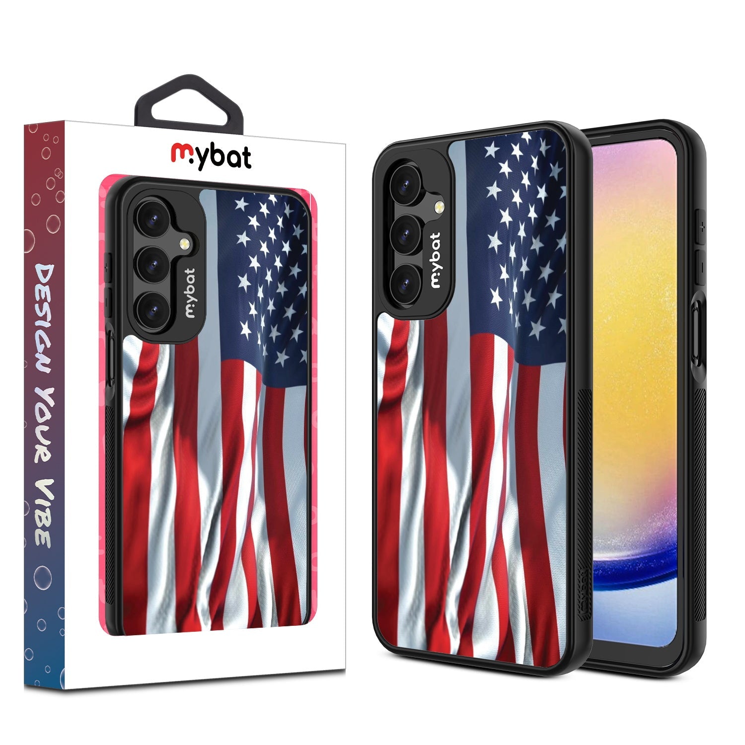 MyBat Design Lab Series Case for Samsung Galaxy A16 5G - Waving USA FLag