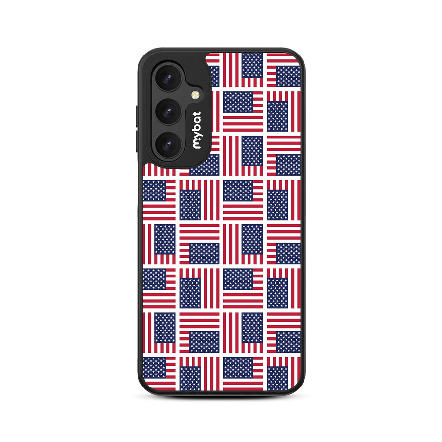 MyBat Design Lab Series Case for Samsung Galaxy A16 5G – Flag Patchwork - MSA165GCSLESMP519-2.JPG