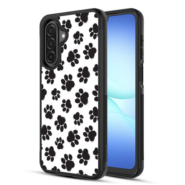 MyBat Design Lab Series Case for Samsung Galaxy A17 5G / A16 5G - Black Paw Prints - MSA175GCSLESMP002-2.jpg