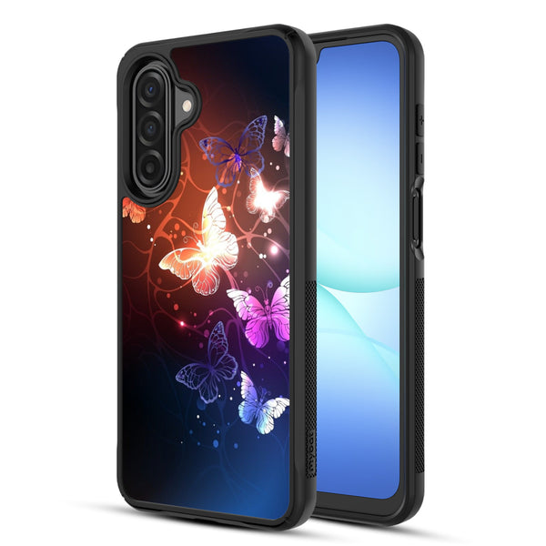 MyBat Design Lab Series Case for Samsung Galaxy A17 5G / A16 5G - Neon Butterflies - MSA175GCSLESMP022-2.jpg