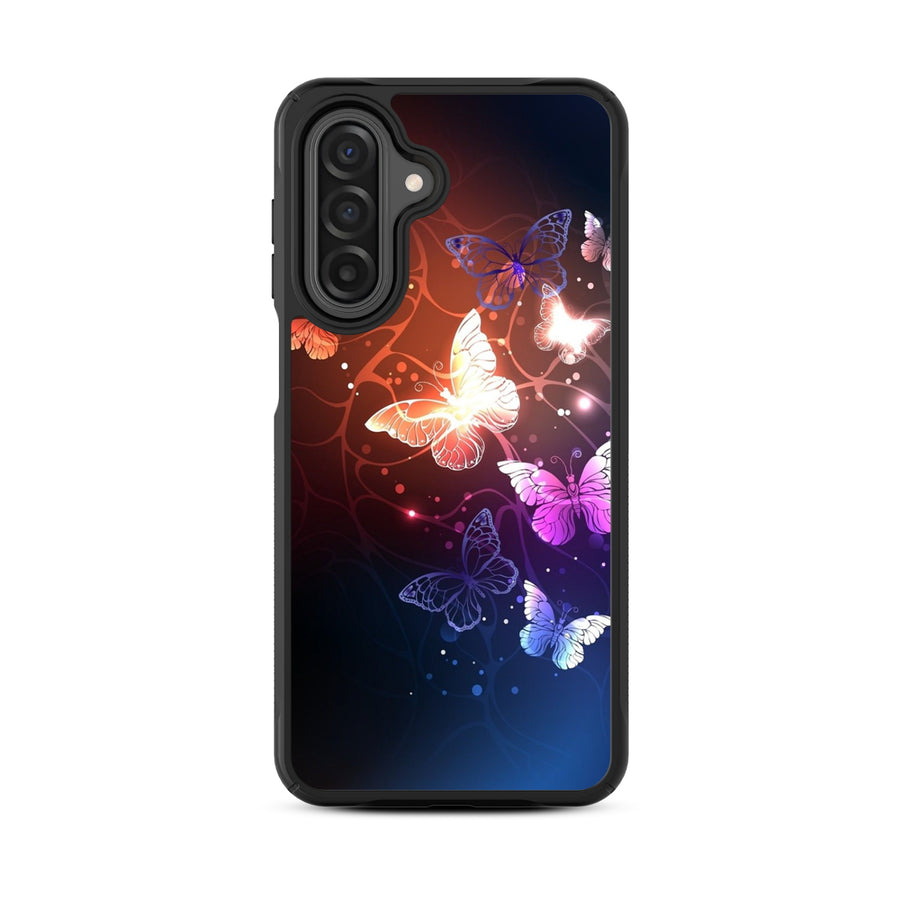 MyBat Design Lab Series Case for Samsung Galaxy A17 5G / A16 5G - Neon Butterflies - MSA175GCSLESMP022-3.jpg