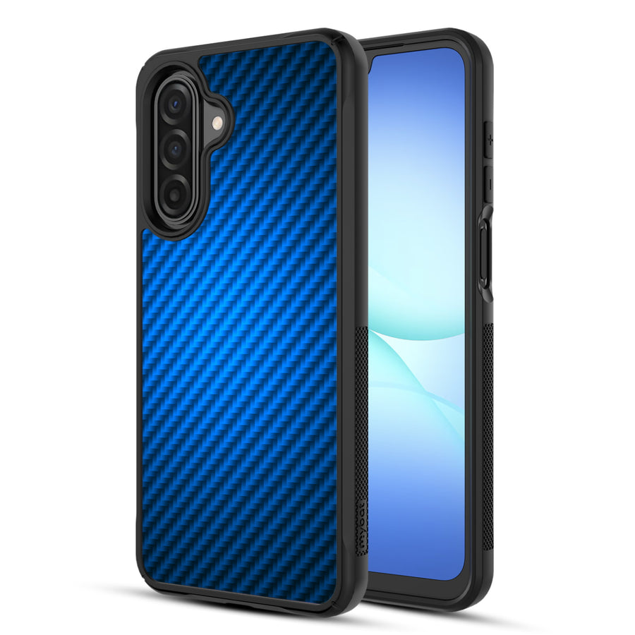 MyBat Design Lab Series Case for Samsung Galaxy A17 5G / A16 5G - Blue Carbon Fiber - MSA175GCSLESMP084-2.jpg