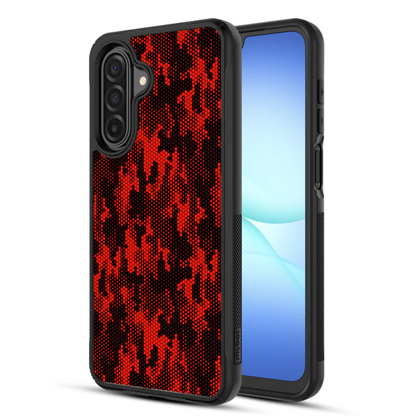 MyBat Design Lab Series Case for Samsung Galaxy A17 5G / A16 5G - Red Digital Camouflage - MSA175GCSLESMP086-2.jpg