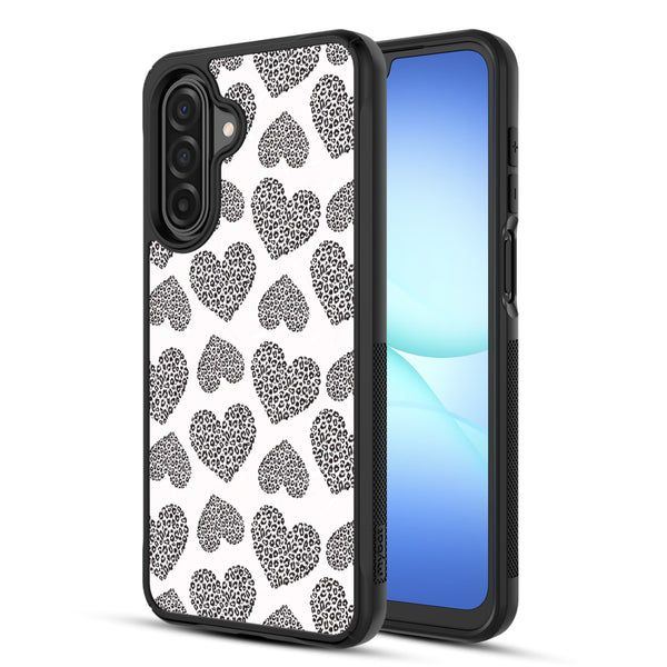 MyBat Design Lab Series Case for Samsung Galaxy A17 5G / A16 5G - Leopard Print Hearts - MSA175GCSLESMP098-2.jpg