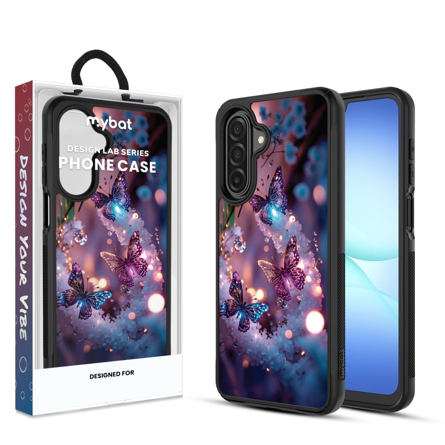 MyBat Design Lab Series Case for Samsung Galaxy A17 5G / A16 5G - Magical Butterflies