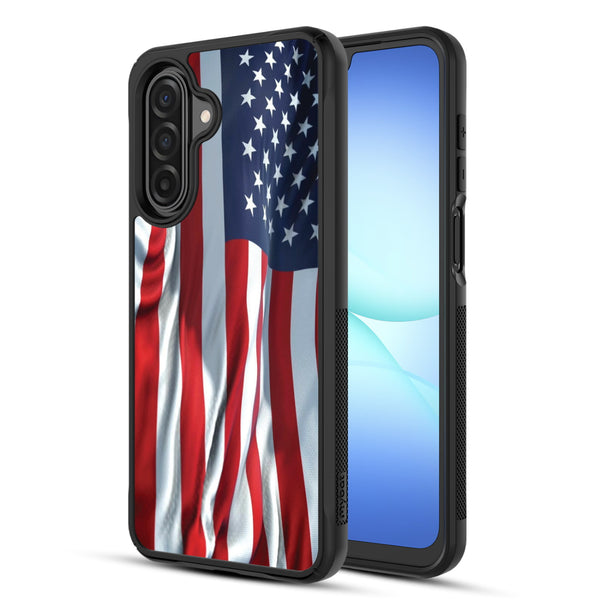 MyBat Design Lab Series Case for Samsung Galaxy A17 5G / A16 5G - Waving USA FLag - MSA175GCSLESMP367-2.jpg