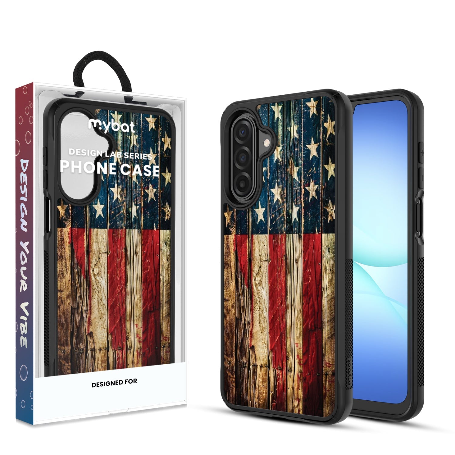 MyBat Design Lab Series Case for Samsung Galaxy A17 5G / A16 5G - US Painted Flag