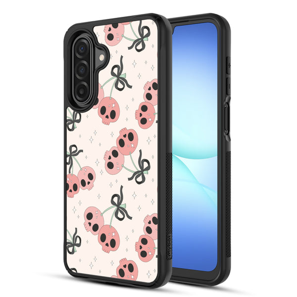 MyBat Design Lab Series Case for Samsung Galaxy A17 5G / A16 5G - Cherry Skulls - MSA175GCSLESMP408-2.jpg