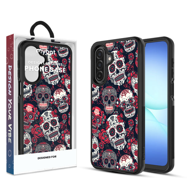 MyBat Design Lab Series Case for Samsung Galaxy A17 5G / A16 5G - Sugar Rose Skulls - MSA175GCSLESMP418-1.jpg