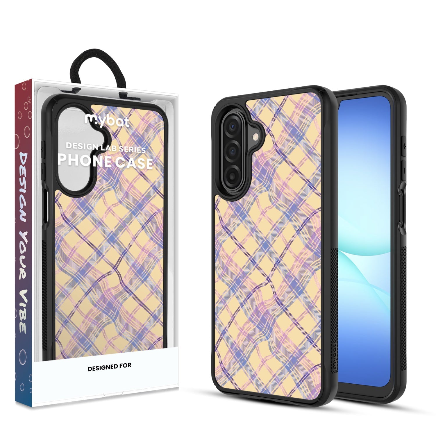 MyBat Design Lab Series Case for Samsung Galaxy A17 5G / A16 5G - Wavy Plaid