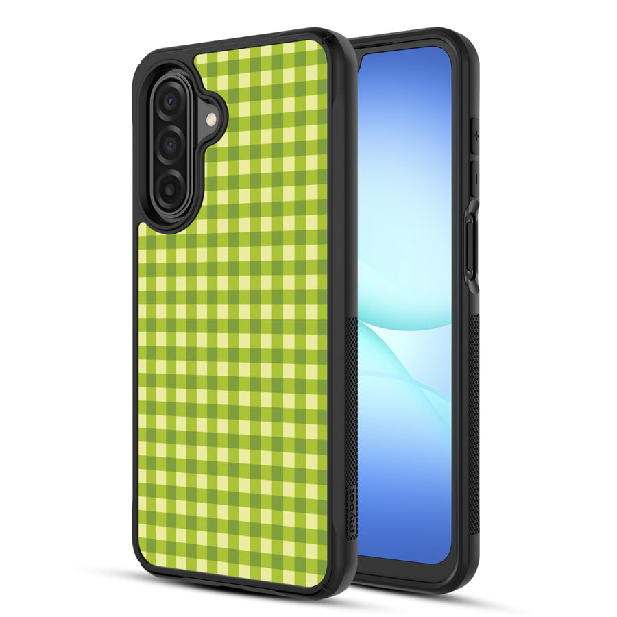 MyBat Design Lab Series Case for Samsung Galaxy A17 5G / A16 5G - Green Gingham - MSA175GCSLESMP476-2.jpg
