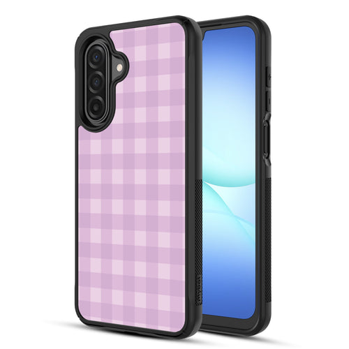 MyBat Design Lab Series Case for Samsung Galaxy A17 5G / A16 5G - Purple Plaid - MSA175GCSLESMP483-2.jpg