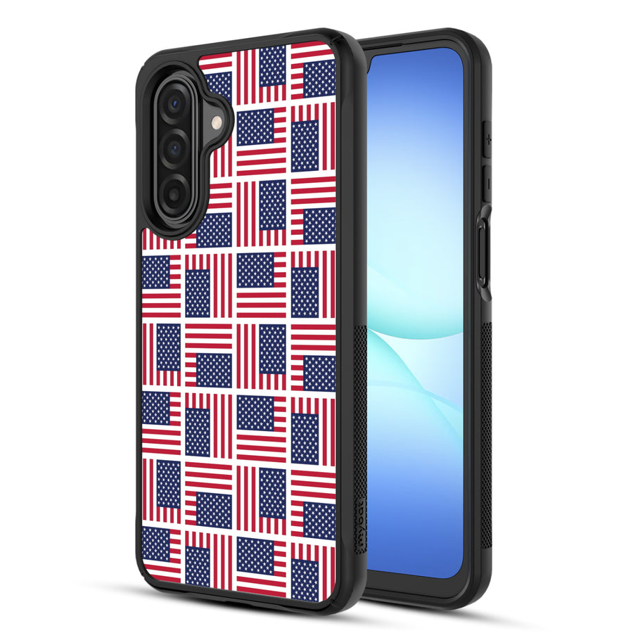 MyBat Design Lab Series Case for Samsung Galaxy A17 5G / A16 5G – Flag Patchwork - MSA175GCSLESMP519-1.JPG