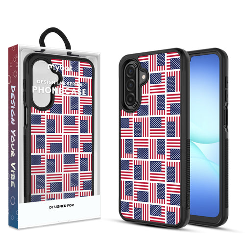 MyBat Design Lab Series Case for Samsung Galaxy A17 5G / A16 5G – Flag Patchwork - MSA175GCSLESMP519.JPG
