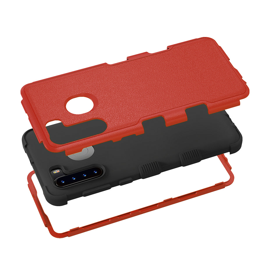 MyBat TUFF Series Case for Samsung Galaxy A21 - Natural Red / Black - MSA21CSE2TS256-3.jpg