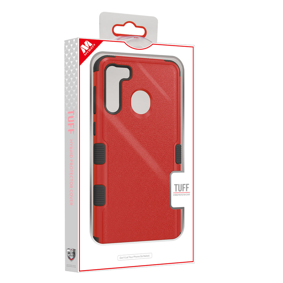 MyBat TUFF Series Case for Samsung Galaxy A21 - Natural Red / Black - MSA21CSE2TS256-7.jpg