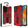 MyBat Sturdy Hybrid Protector Cover (with Stand) for Samsung Galaxy A23 5G - Red / Black