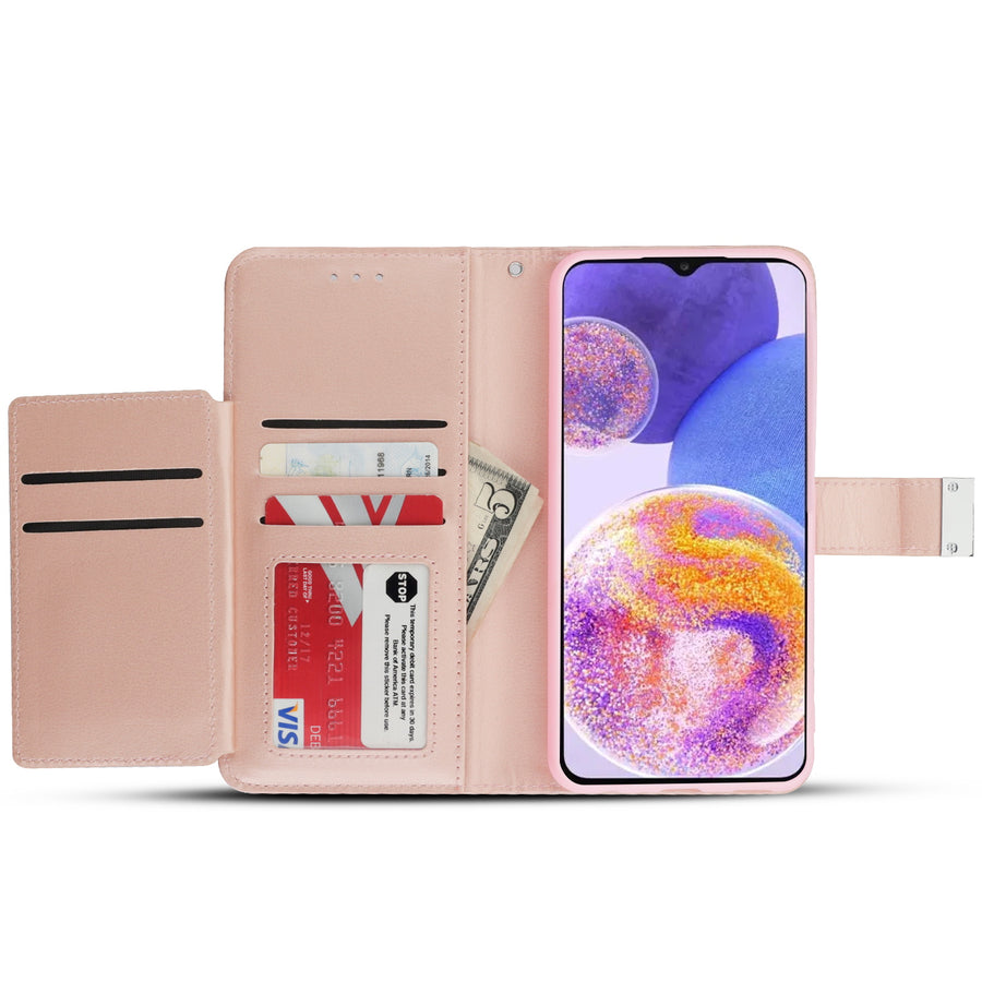 MyBat MyJacket Wallet Xtra Series for Samsung Galaxy A23 5G - Rose Gold - MSA235GPCMJG035-3.jpg