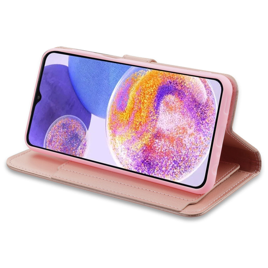 MyBat MyJacket Wallet Xtra Series for Samsung Galaxy A23 5G - Rose Gold - MSA235GPCMJG035-4.jpg