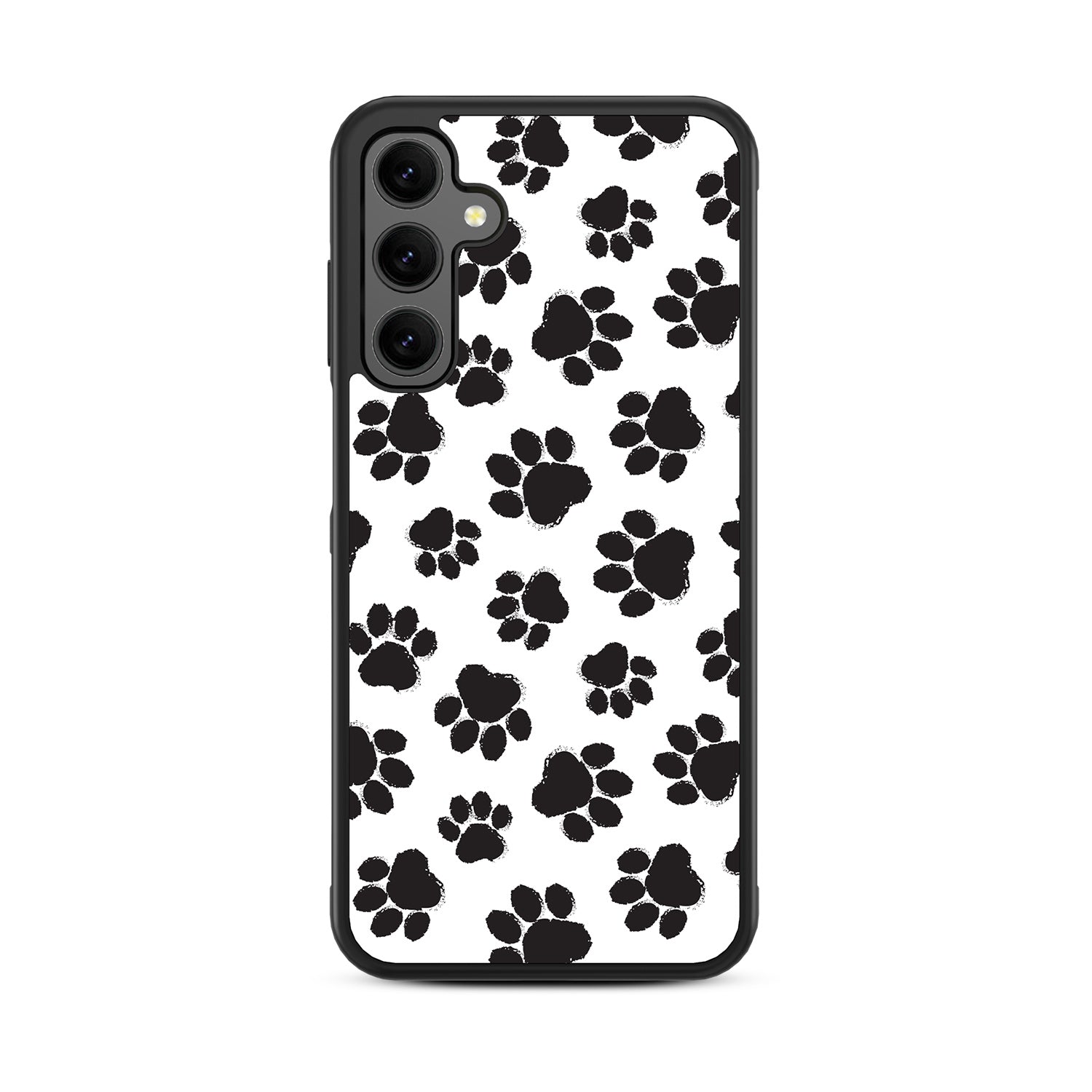 MyBat Design Lab Series Case for Samsung Galaxy A25 5G - Black Paw Prints