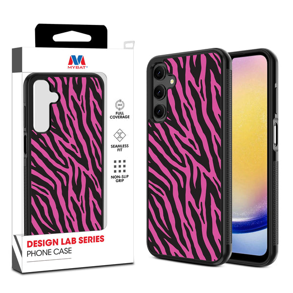 MyBat Design Lab Series Case for Samsung Galaxy A25 5G - Pink Zebra Print - MSA255GCSLESM010-1.jpg