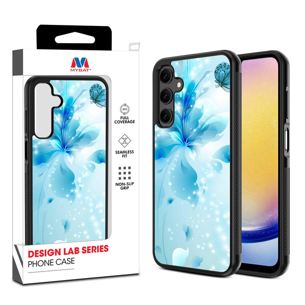MyBat Design Lab Series Case for Samsung Galaxy A25 5G - Butterfly & Flowers - MSA255GCSLESM020-1.jpg
