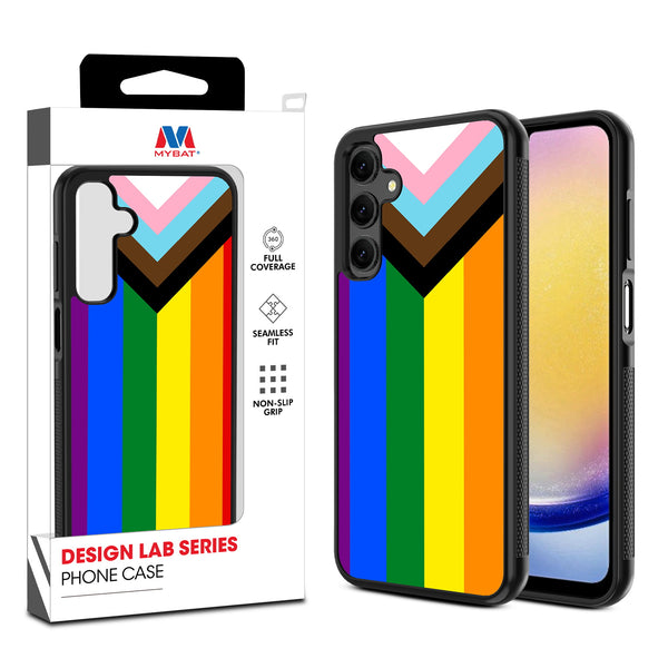 MyBat Design Lab Series Case for Samsung Galaxy A25 5G - LGBTQ+ Flag - MSA255GCSLESM034-1.jpg