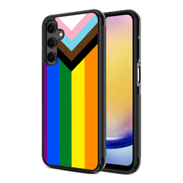 MyBat Design Lab Series Case for Samsung Galaxy A25 5G - LGBTQ+ Flag - MSA255GCSLESM034-2.jpg