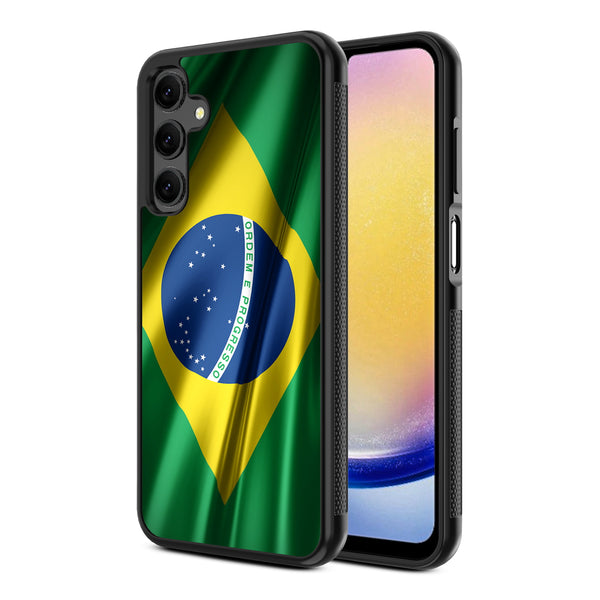 MyBat Design Lab Series Case for Samsung Galaxy A25 5G - Brazilian Flag - MSA255GCSLESM038-2.jpg