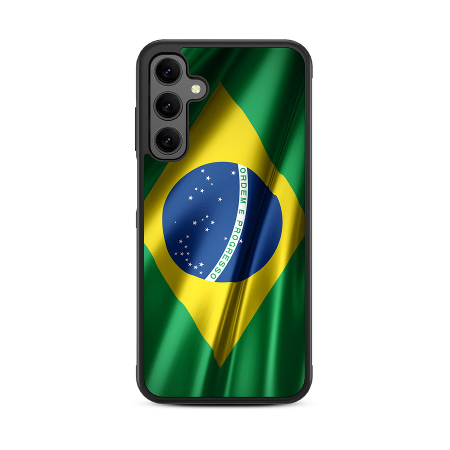 MyBat Design Lab Series Case for Samsung Galaxy A25 5G - Brazilian Flag - MSA255GCSLESM038-3.jpg