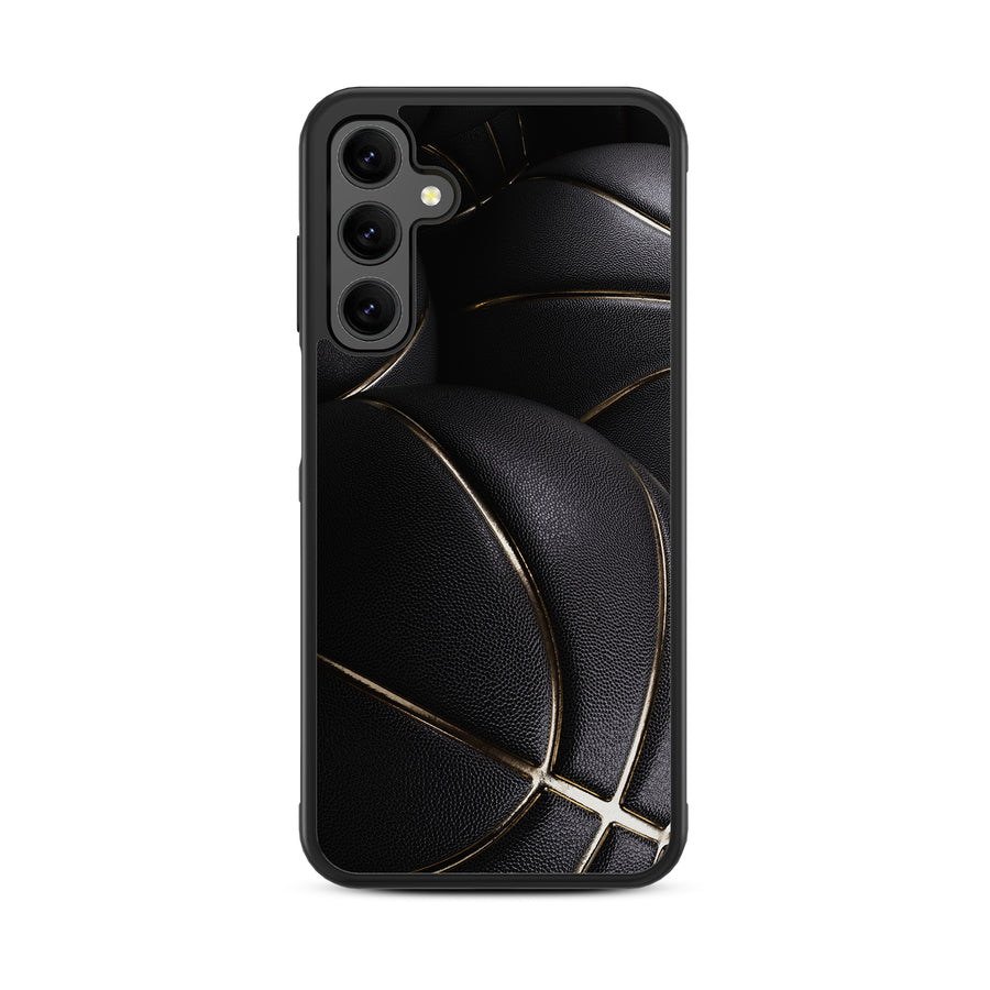 MyBat Design Lab Series Case for Samsung Galaxy A25 5G - Black Basketballs - MSA255GCSLESM090-3.jpg