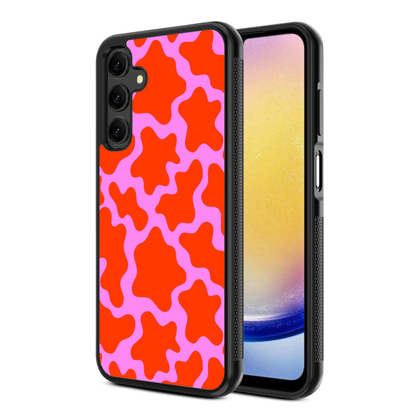 MyBat Design Lab Series Case for Samsung Galaxy A25 5G - Pink Retro Splashes - MSA255GCSLESM094-2.jpg