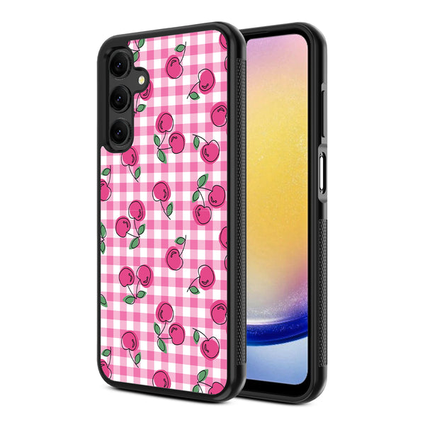 MyBat Design Lab Series Case for Samsung Galaxy A25 5G - Pink Cherries - MSA255GCSLESM100-2.jpg
