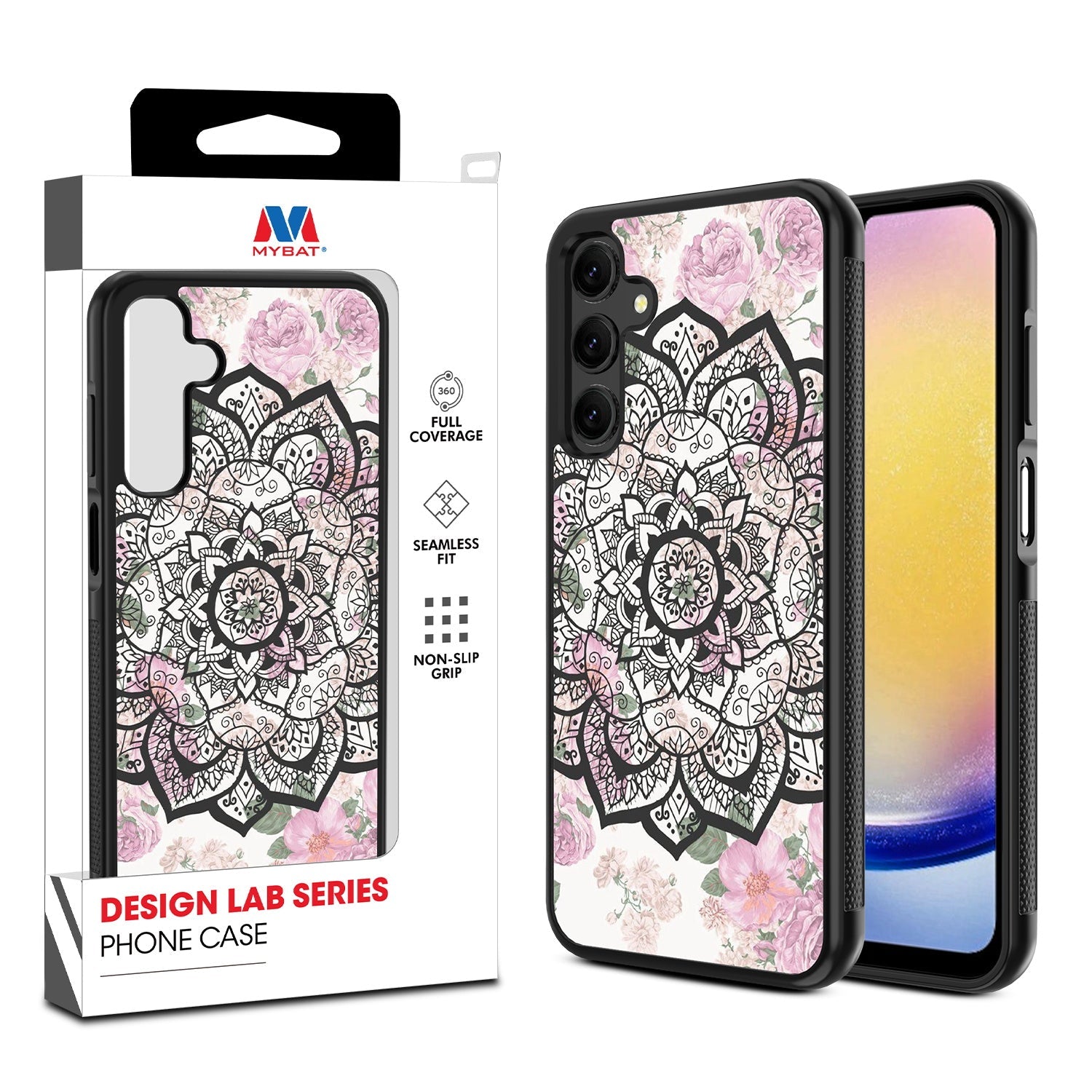 MyBat Design Lab Series Case for Samsung Galaxy A25 5G - Mandala