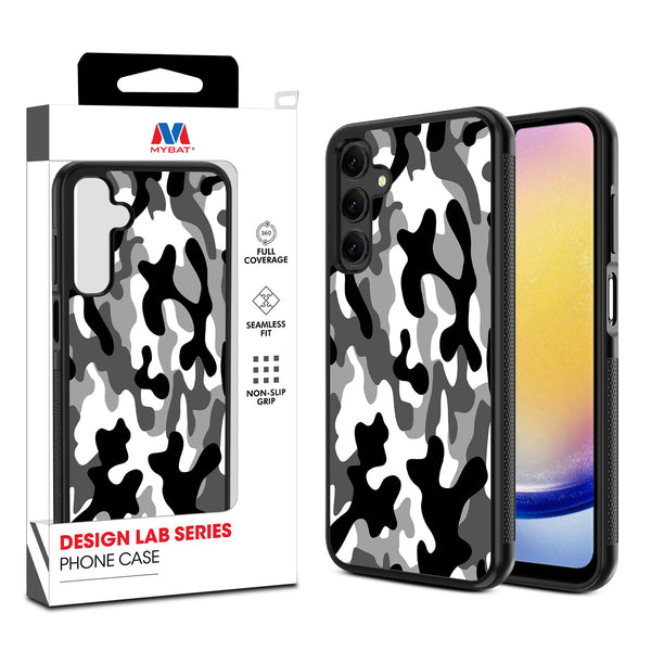 MyBat Design Lab Series Case for Samsung Galaxy A25 5G - Black & White Camouflage - MSA255GCSLESM122-1.jpg