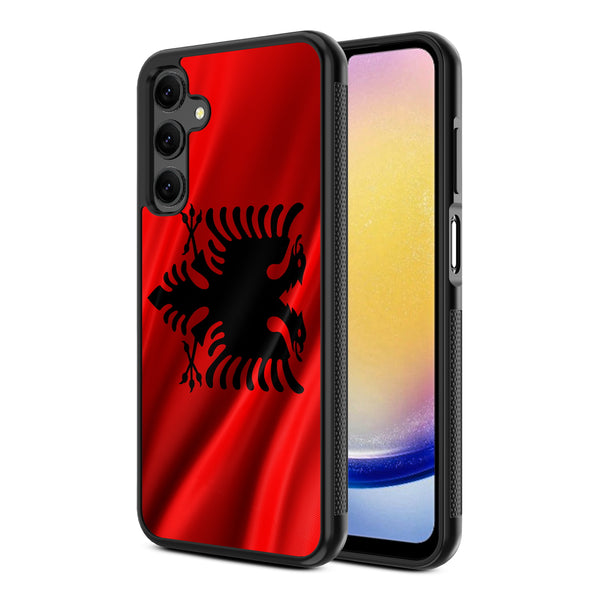 MyBat Design Lab Series Case for Samsung Galaxy A25 5G - Albania Flag - MSA255GCSLESM140-2.jpg