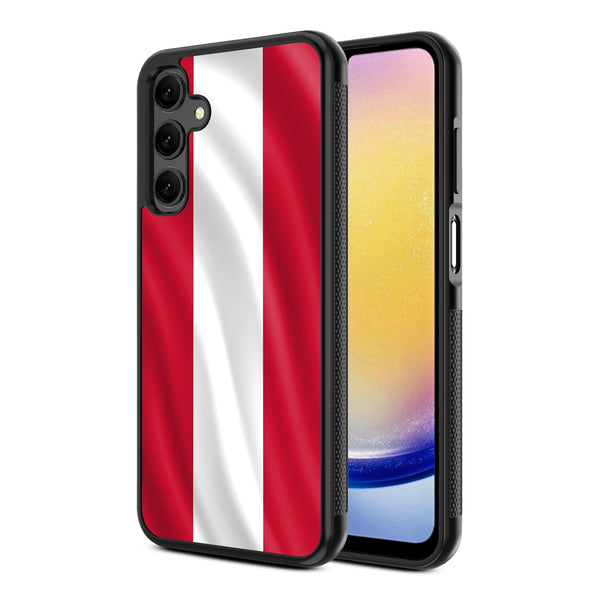 MyBat Design Lab Series Case for Samsung Galaxy A25 5G - Austria Flag - MSA255GCSLESM141-2.jpg