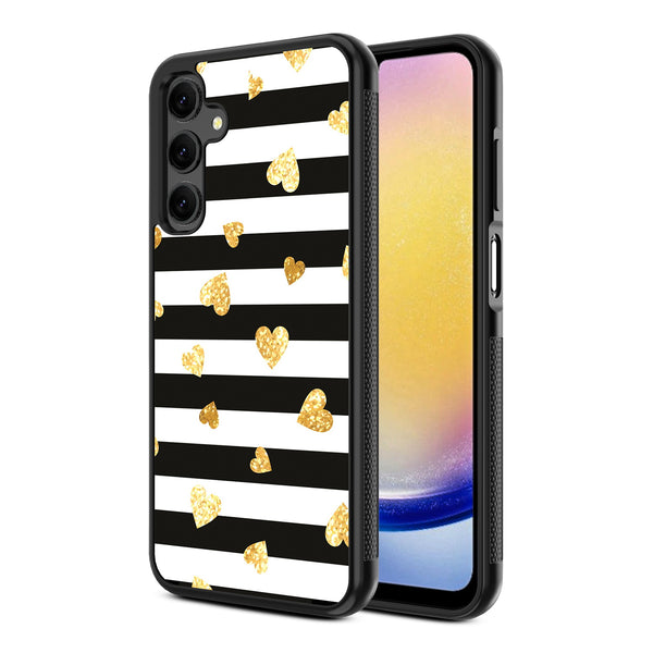 MyBat Design Lab Series Case for Samsung Galaxy A25 5G - Heart of Gold - MSA255GCSLESM166-2.jpg
