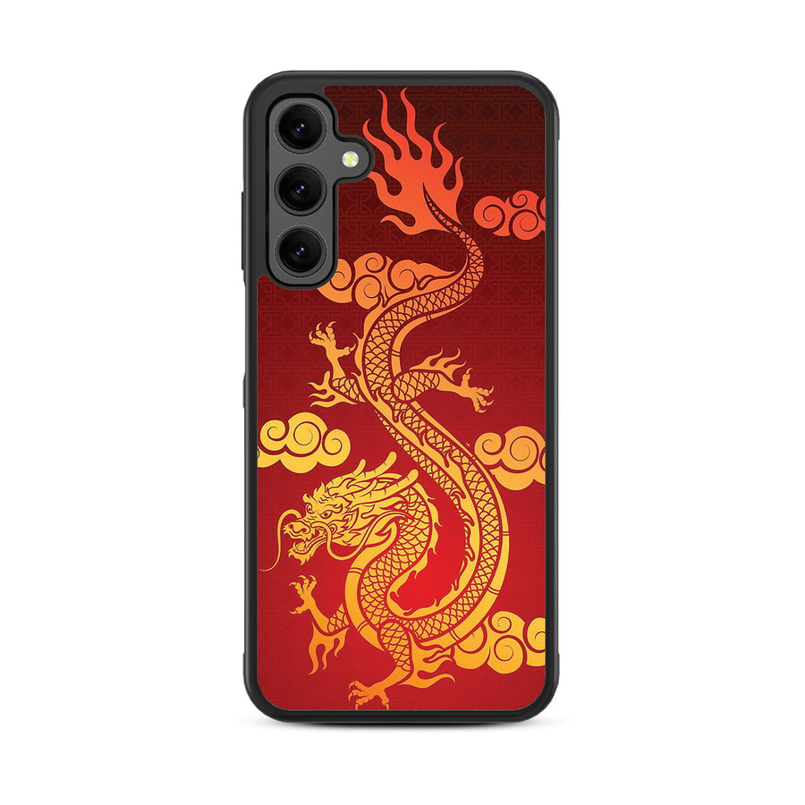 MyBat Design Lab Series Case for Samsung Galaxy A25 5G - Golden Dragon - MSA255GCSLESM213-3.jpg