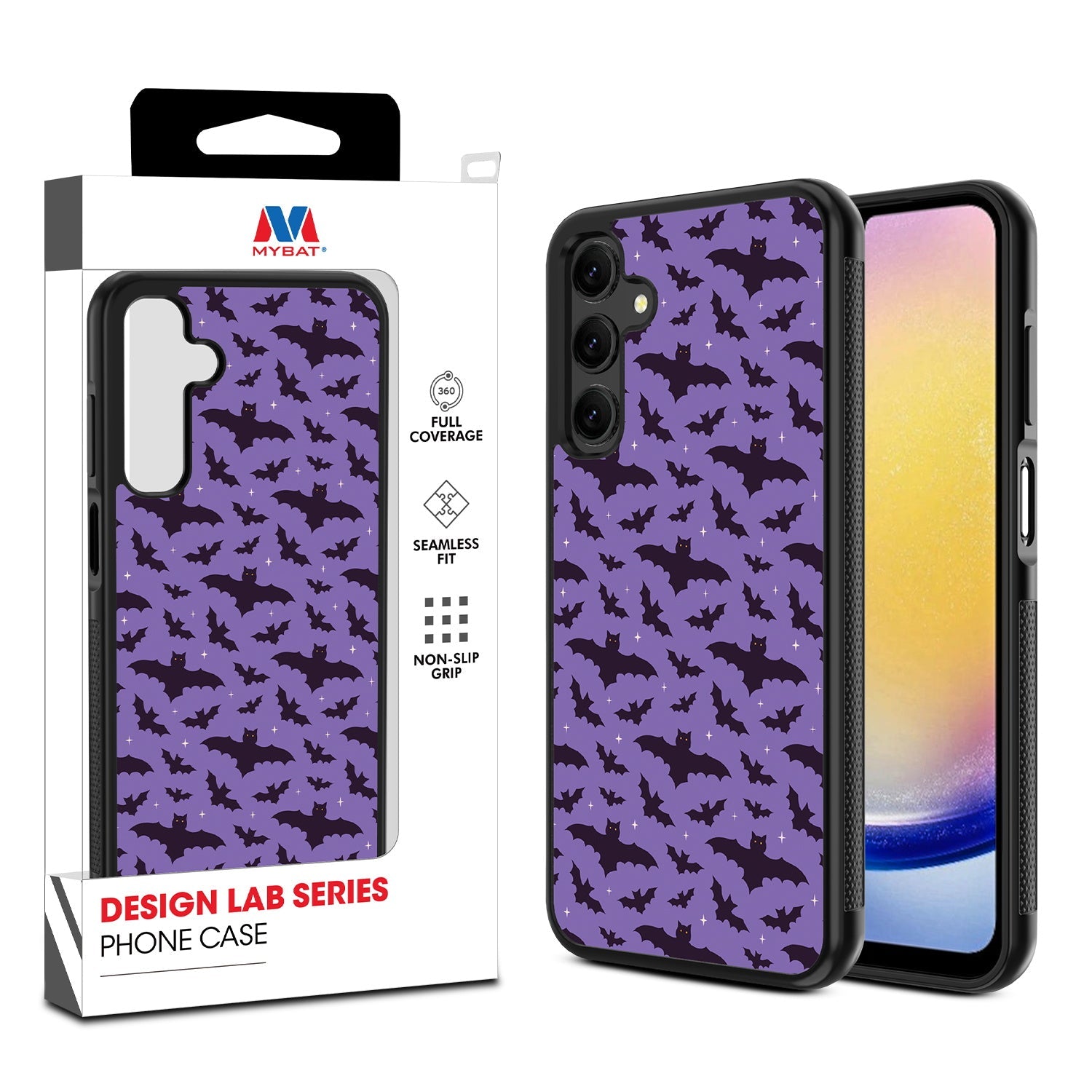 MyBat Design Lab Series Case for Samsung Galaxy A25 5G - Flying Bats