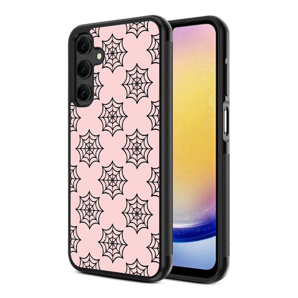 MyBat Design Lab Series Case for Samsung Galaxy A25 5G - Pink Spider Web - MSA255GCSLESM227-2.jpg